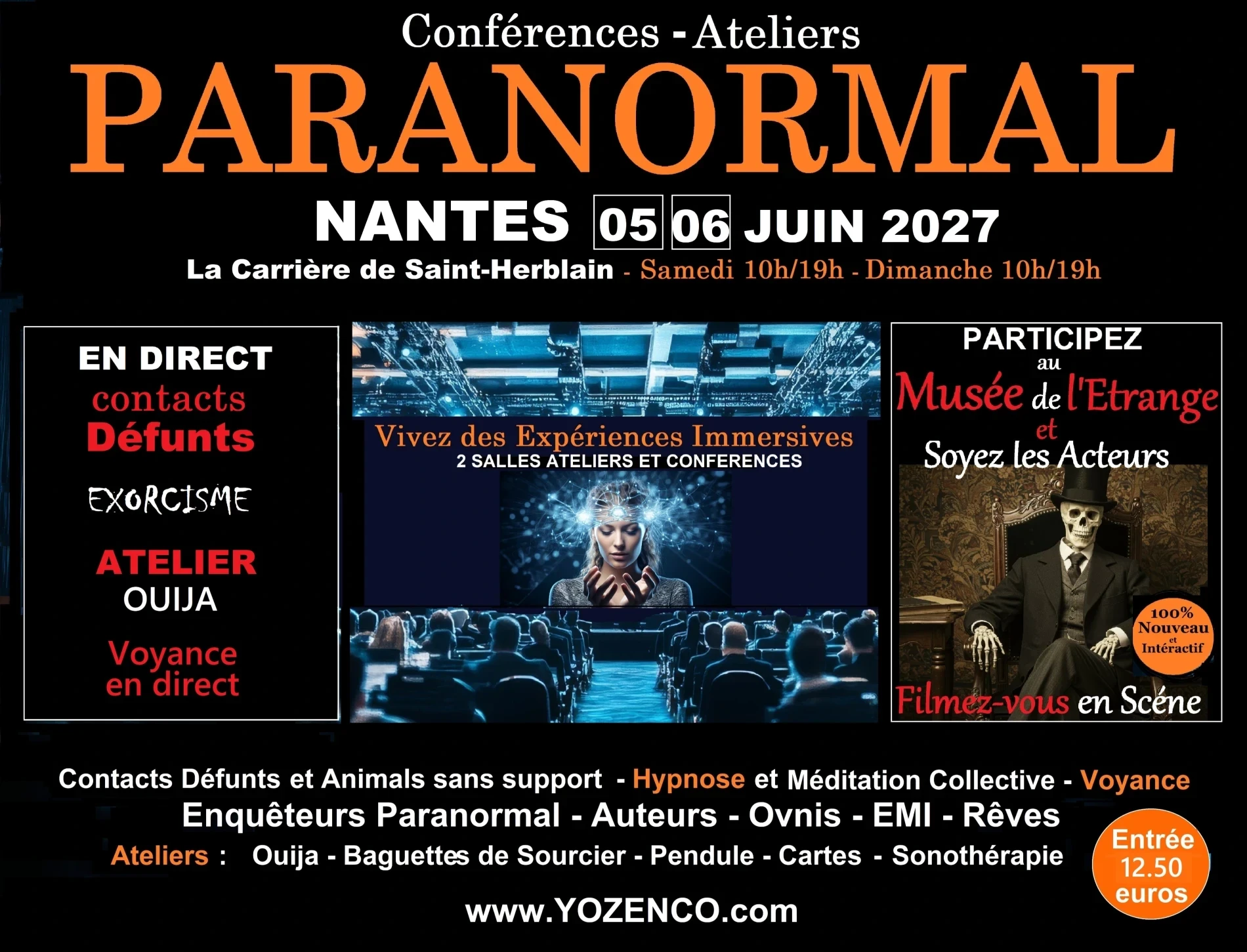 Nantes Saint-Herblain - Salon et Conférences  du Paranormal